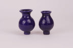 Stecker Keramik-Vase dunkelblau
