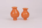 Stecker Keramik-Vase orange