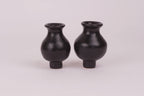 Stecker Keramik-Vase schwarz