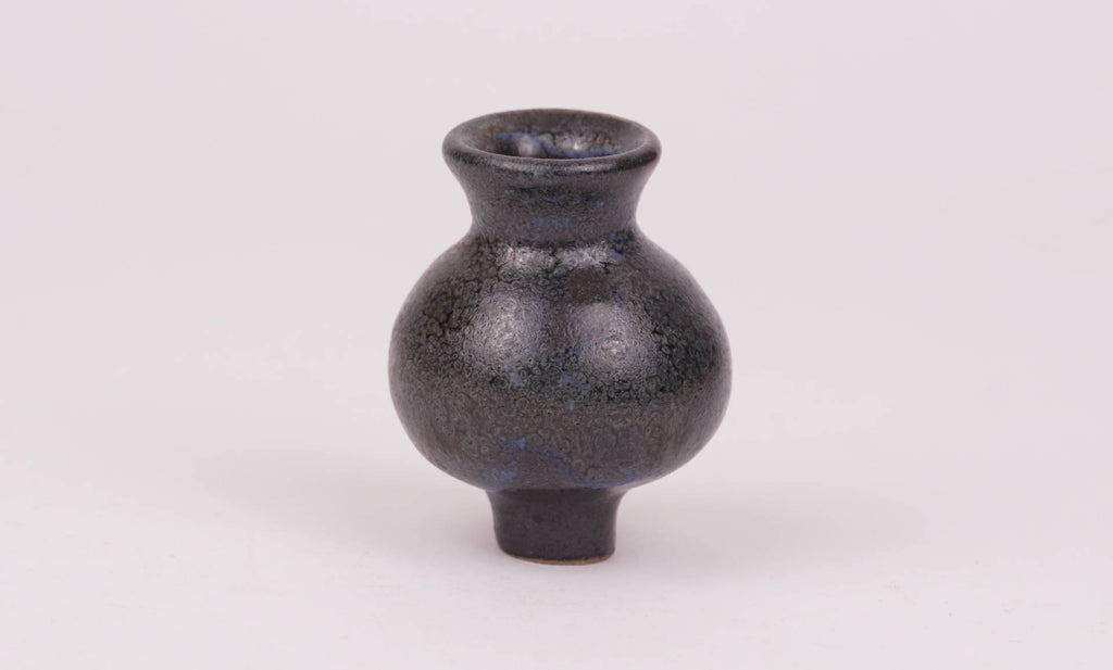 Stecker Keramik-Vase schwarz