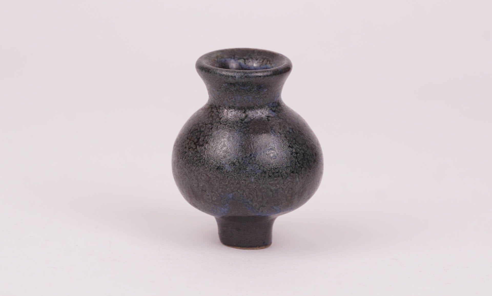 Stecker Keramik-Vase schwarz