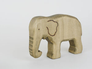Holzfigur Elefant gross