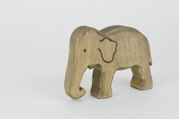 Holzfigur Elefant klein