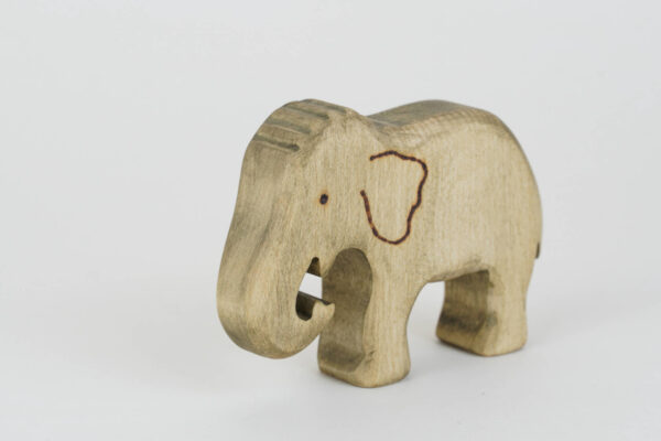 Holzfigur Elefant mini XS