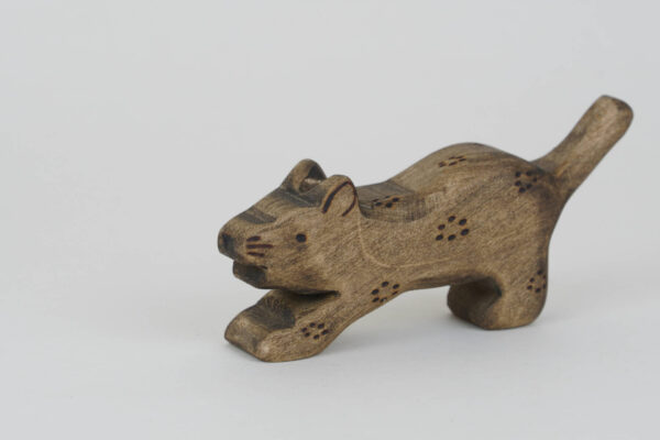 Holzfigur klein Panther