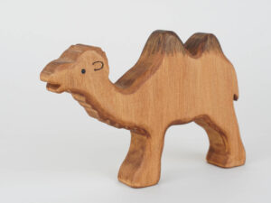 Holzfigur Kamel gross laufend