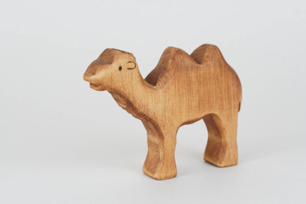 Holzfigur Kamel klein