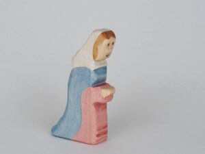 Holzfigur Krippe Maria