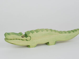 Holzfigur Krokodil gross