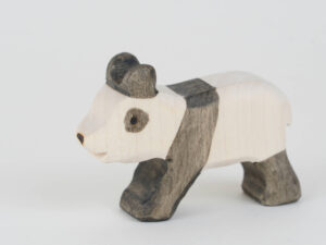 Holzfigur Pandabaer klein