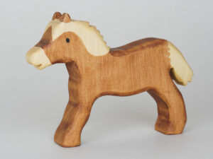 Holzfigur Pferd braun
