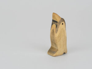 Holzfigur Pinguin klein
