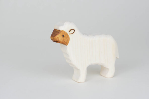 Holzfigur Schaf