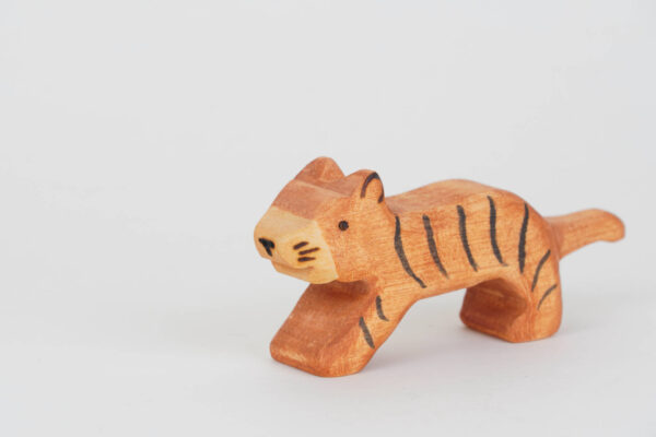 Holzfigur Tiger klein
