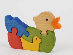 Holzpuzzle Tier Ente gross