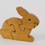 Holzpuzzle Tier Hase gross