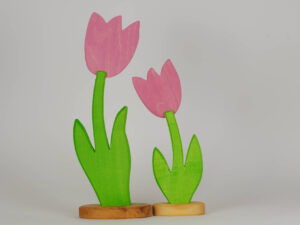 Tulpe klein und gross rosa