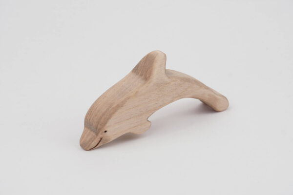 Holzfigur Delfin groß ()
