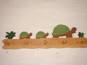Kindergarderobe Schildröten mit Gräser 60