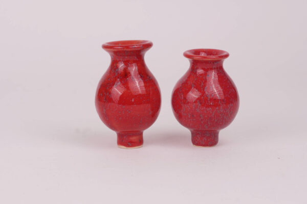 Vase Keramik Holzatelier Lissner rot ()